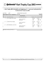 1. Kart Trophy AMC GrÃ¼nstadt und Umgebung e.V. 7. Lauf zum ...