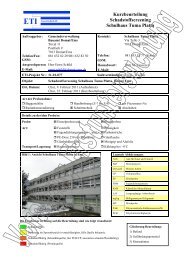 Kurzbeurteilung Schadstoffscreening Schulhaus Tuma ... - Domat/Ems