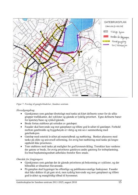 Gatebruksplan for Sandnes sentrum 2011-2025 - Sandnes Kommune