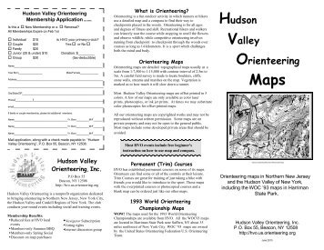 Order Form & map list in PDF format - HVO