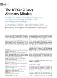 The ICESat-2 Laser Altimetry Mission - NASA