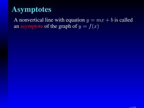 Math 211 Business Calculus Applications of Derivatives