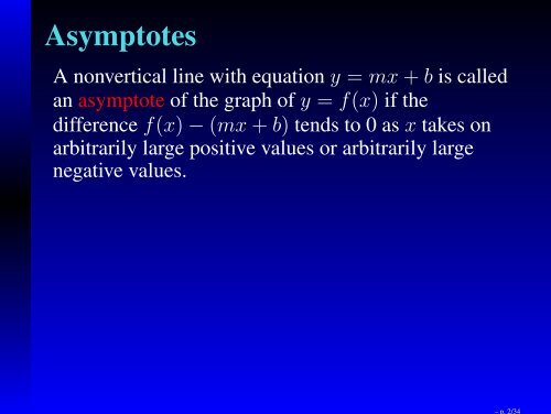 Math 211 Business Calculus Applications of Derivatives