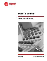 Tracer Summit Critical Control System - Dalkia