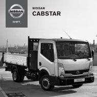 Preisliste Nissan Cabstar