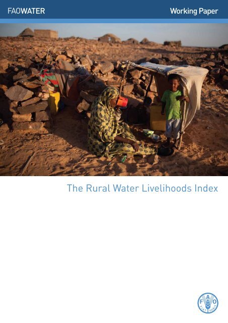 The Rural Water Livelihoods Index - FAO