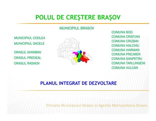 Prezentare PIDU Brasov - ADR Centru