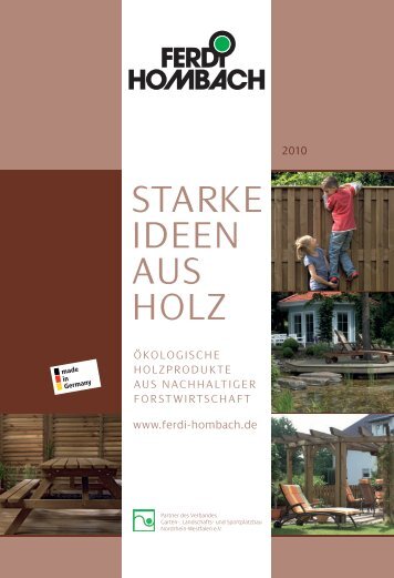 STARKE IDEEN AUS HOLZ - Ferdi Hombach