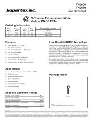 TN0606 N-Channel MOSFET