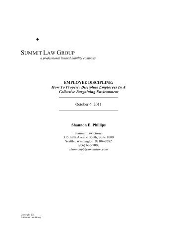 Employee Discipline - Wacounties.org