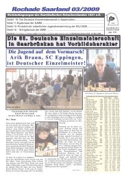 MÃ¤rz-Ausgabe - Schachclub GEMA St. Ingbert