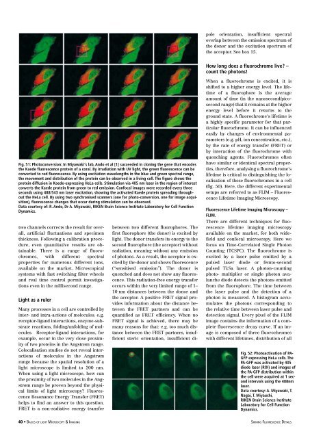 Basics of Light Microscopy Imaging - AOMF
