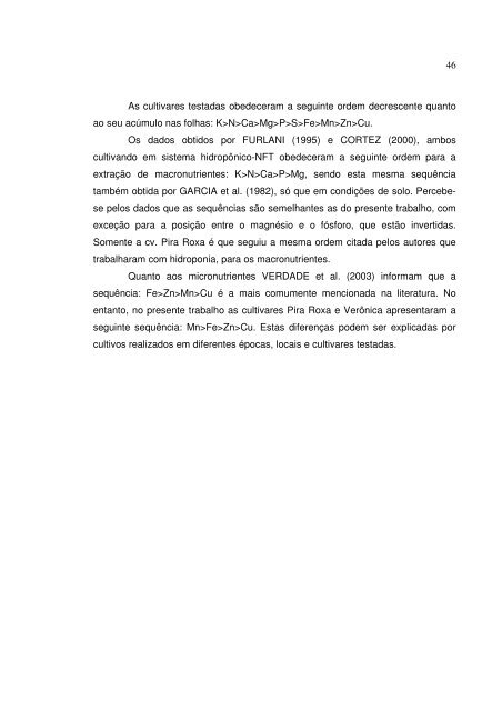 AvaliaÃƒÂ§ÃƒÂ£o de cultivares de alface crespa produzidas em - Unesp