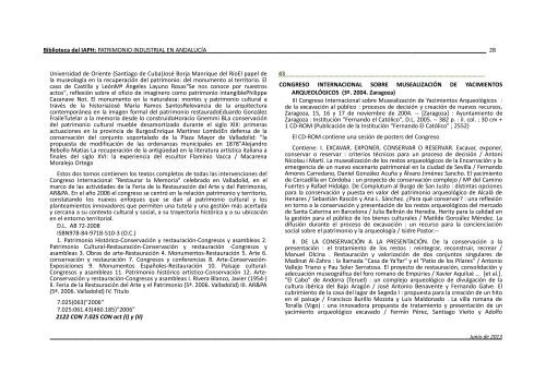 bibliografia_patrimonio_industrial - IAPH. Instituto Andaluz del ...