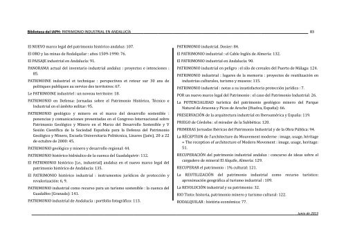 bibliografia_patrimonio_industrial - IAPH. Instituto Andaluz del ...