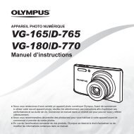 VG-165/D-765 VG-180/D-770 - Olympus