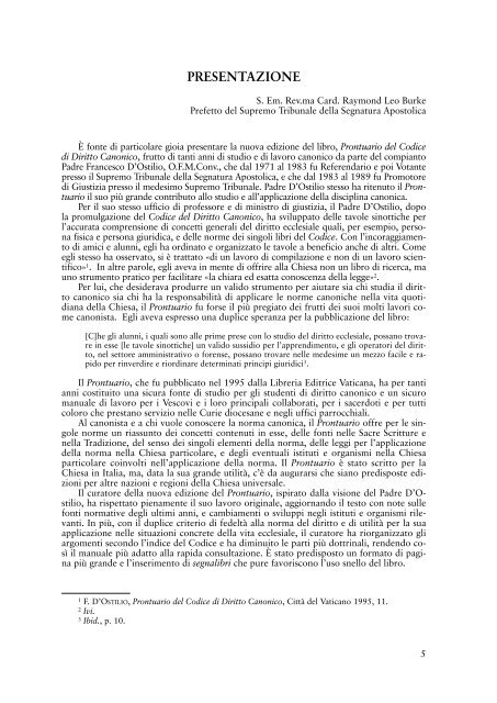 Presentazione_d_ostillo.pdf - Pontificia UniversitÃ  Urbaniana