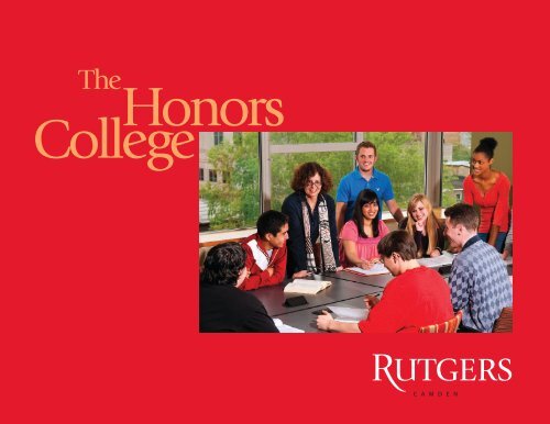 Honors College - Rutgers University-Camden - Rutgers, The State ...