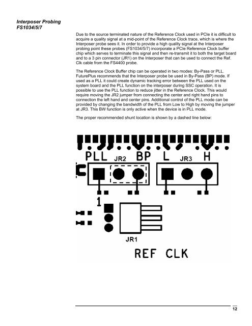 FS4400 PCI Express State Analysis Probe User Manual - FuturePlus ...