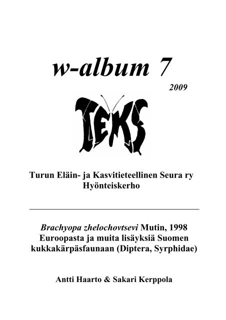 w-album - Turun yliopisto