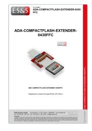 ADA-COMPACTFLASH-EXTENDER-0430FFC - ES&S Solutions ...