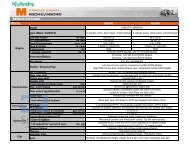 Specs - Kubota Tractors