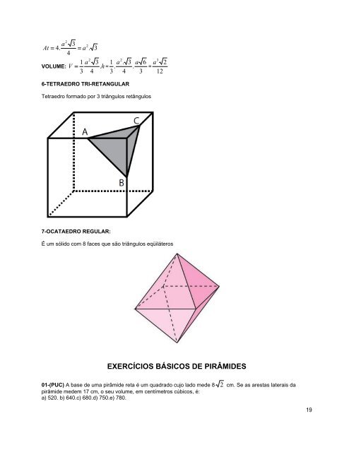 Geometria espacial