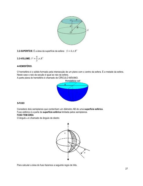 Geometria espacial