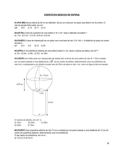 Geometria espacial