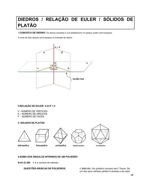 Geometria espacial