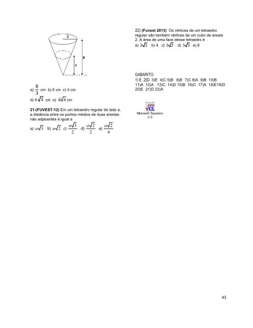 Geometria espacial