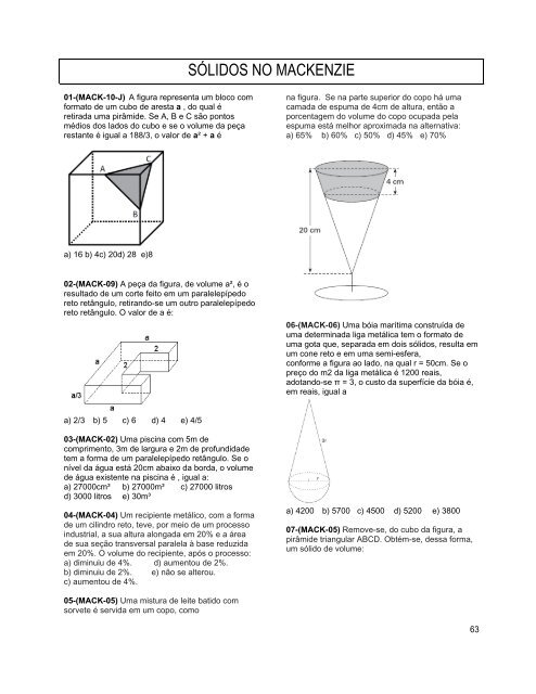 Geometria espacial