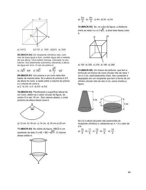 Geometria espacial