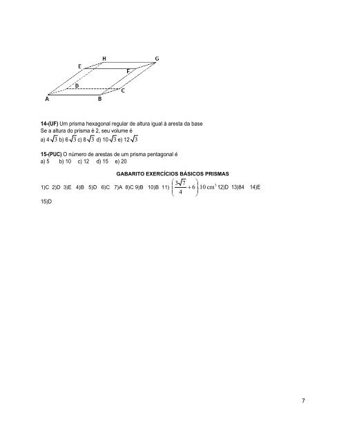 Geometria espacial