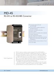 Westomo MD-45 datasheet EN - Unison