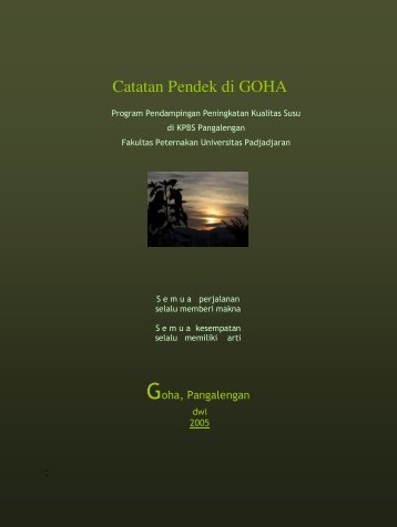 Catatan Pendek di GOHA - Blogs Unpad - Universitas Padjadjaran