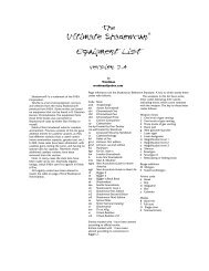 The Ultimate Shadowrun equipment list.pdf - Shadowrun.us