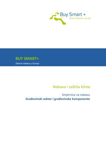 Smjernice za nabavu - Građevine i građevinske ... - Buy Smart