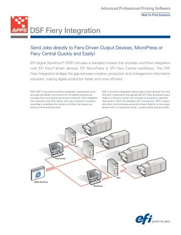 DSF Fiery Integration - EFI