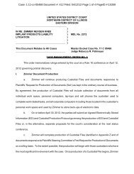 Case Management Order No. 3 - Northern District of Illinois