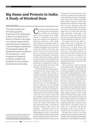 Big Dams and Protests in India: A study of Hirakud Dam - Eledu.net