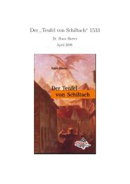 Der â Teufel von Schiltachâ 1533 - Geschichte - Schiltach