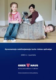 2008 m. I pusmeÄio gyvenamojo nekilnojamojo turto ... - Ober-Haus