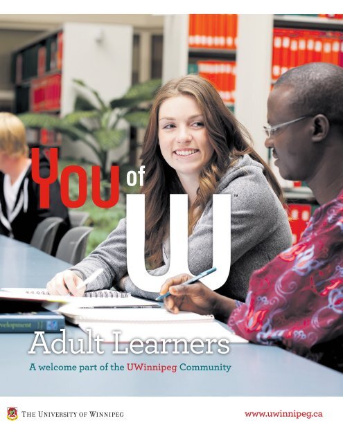 Adult Learner Brochure - University of Winnipeg