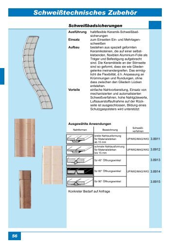 SchweiÃbadsicherungen, Formiergas- & Rohrsysteme