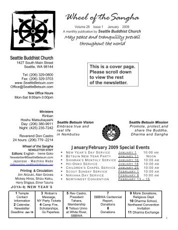 Wheel of theSangha - Seattle Buddhist Church