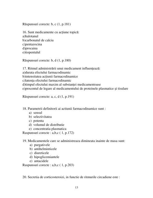 facultatea de farmacie 2009