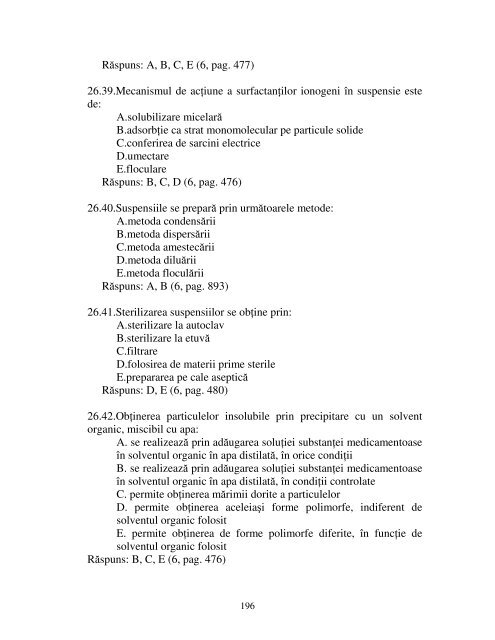 facultatea de farmacie 2009