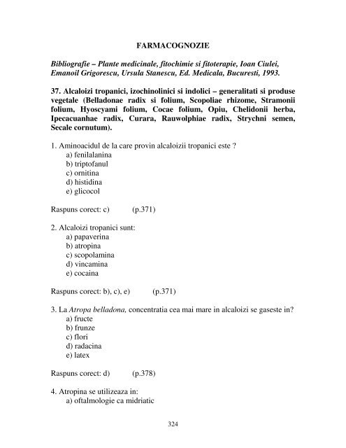 facultatea de farmacie 2009