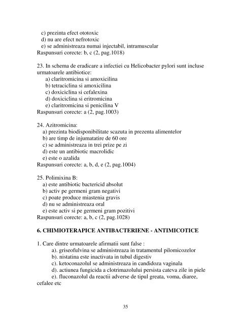 facultatea de farmacie 2009